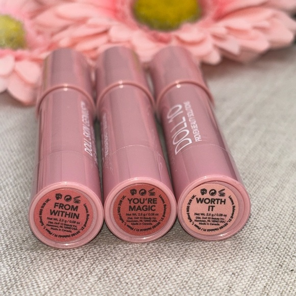 Doll Skin Genius The Multi Tasker 3-in-1 Lip Color Stick Trio - Picture 3 of 9